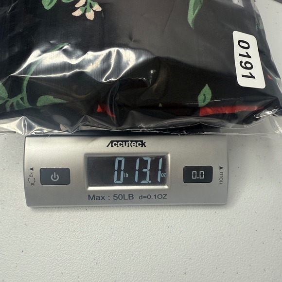 Old Navy Womens Black Floral Print 3/4 Sleeve Dress Size L Tall - Picture 7 of 7